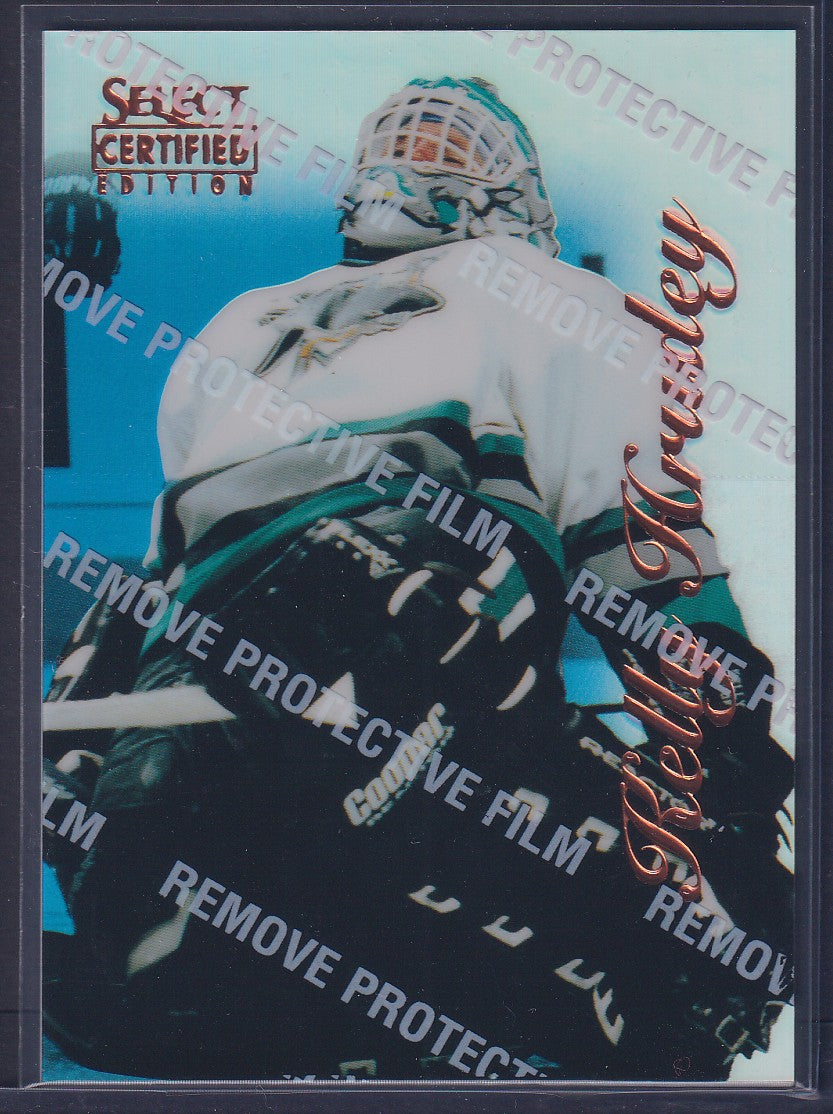 KELLY HRUDEY - 1996 Pinnacle Select Certified MIRROR Blue w/ Coating #87