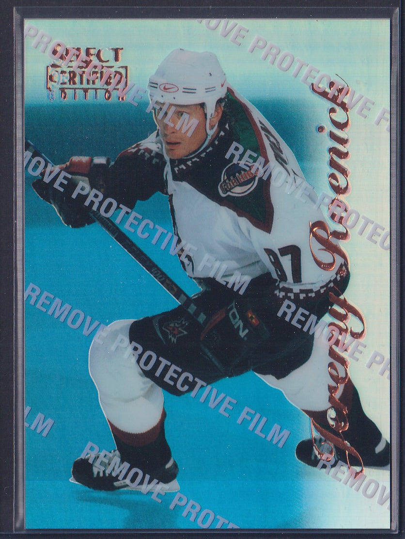 JEREMY ROENICK - 1996 Pinnacle Select Certified MIRROR Blue w/ Coating #77