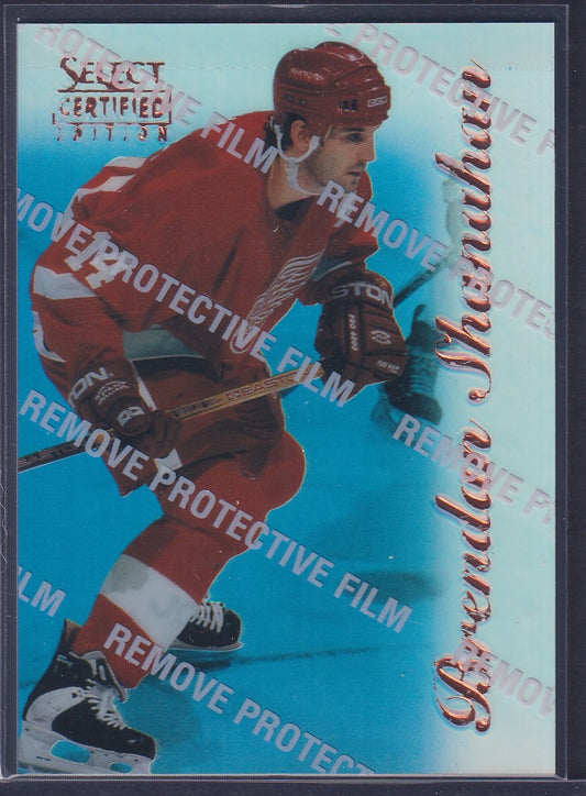 BRENDAN SHANAHAN - 1996 Pinnacle Select Certified MIRROR Blue w/ Coating #72