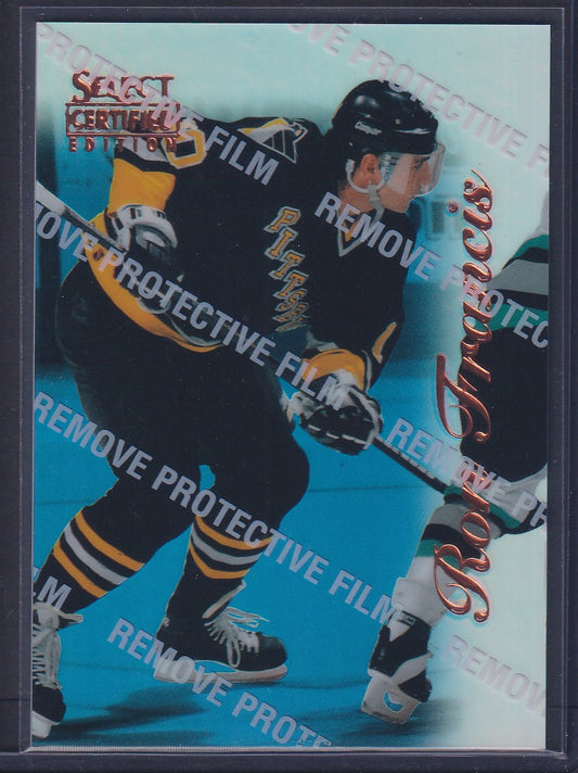 RON FRANCIS - 1996 Pinnacle Select Certified MIRROR Blue w/ Coating #12