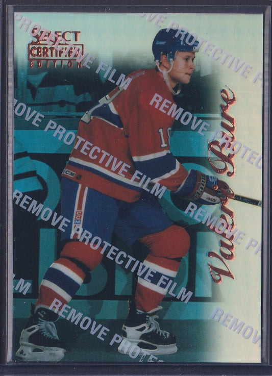 VALERI BURE - 1996 Pinnacle Select Certified MIRROR Blue w/ Coating #18
