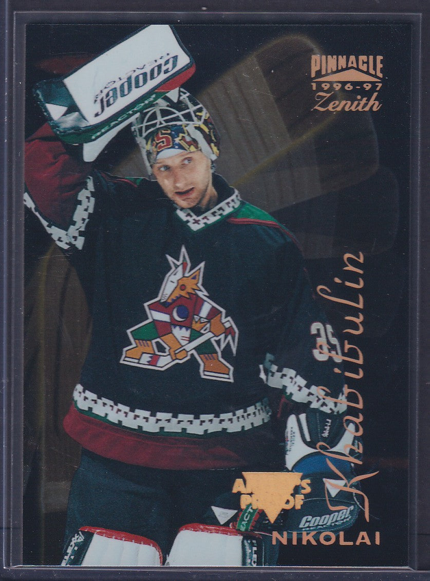 NIKOLAI KHABIBULIN - 1996 Pinnacle Zenith Artist's PROOF #40