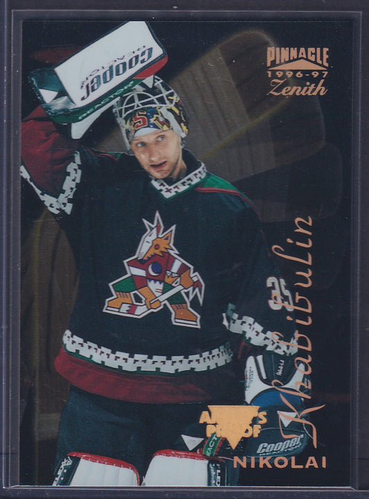 NIKOLAI KHABIBULIN - 1996 Pinnacle Zenith Artist's PROOF #40