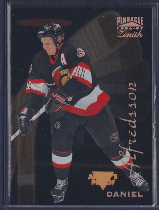 DANIEL ALFREDSSON - 1996 Pinnacle Zenith Artist's PROOF #103