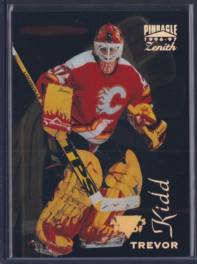 TREVOR KIDD - 1996 Pinnacle Zenith Artist's PROOF #11