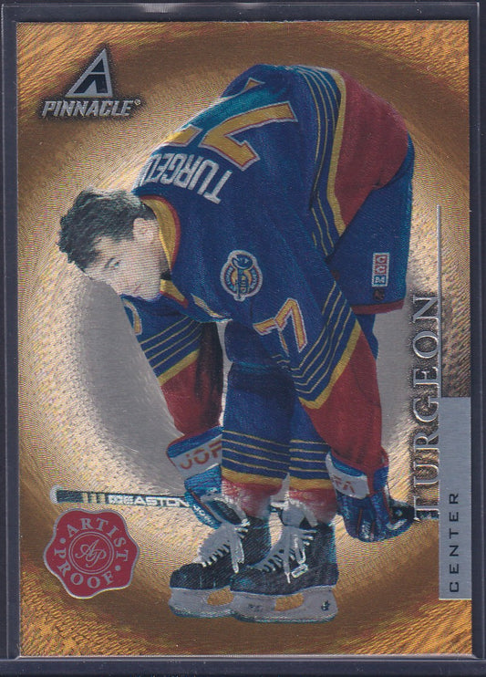 PIERRE TURGEON - 1997 Pinnacle Artist PROOF #PP75
