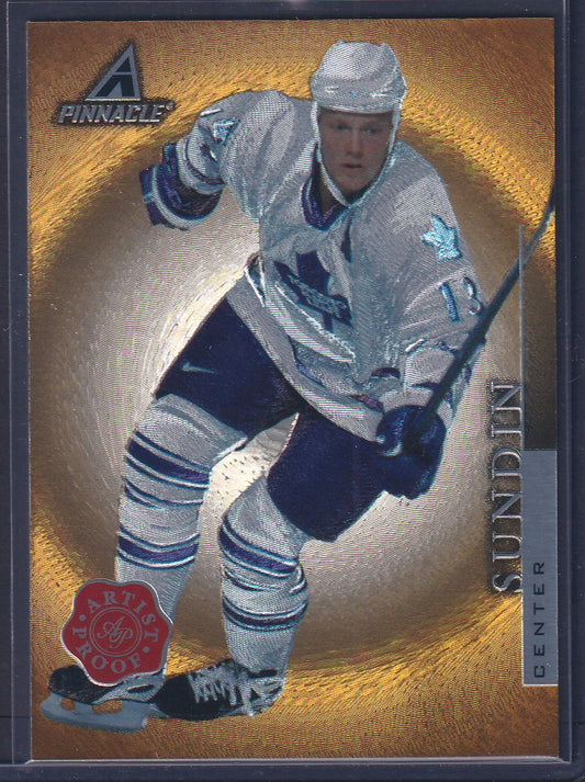MATS SUNDIN - 1997 Pinnacle Artist PROOF #PP50