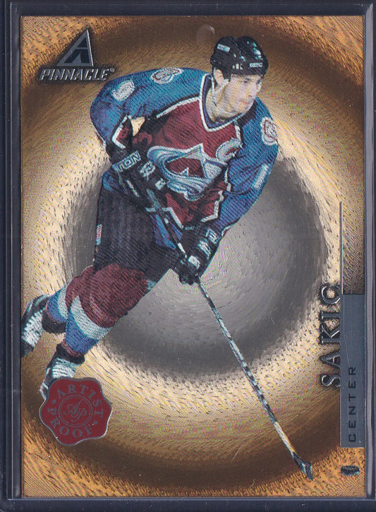 JOE SAKIC - 1997 Pinnacle Artist PROOF #PP32