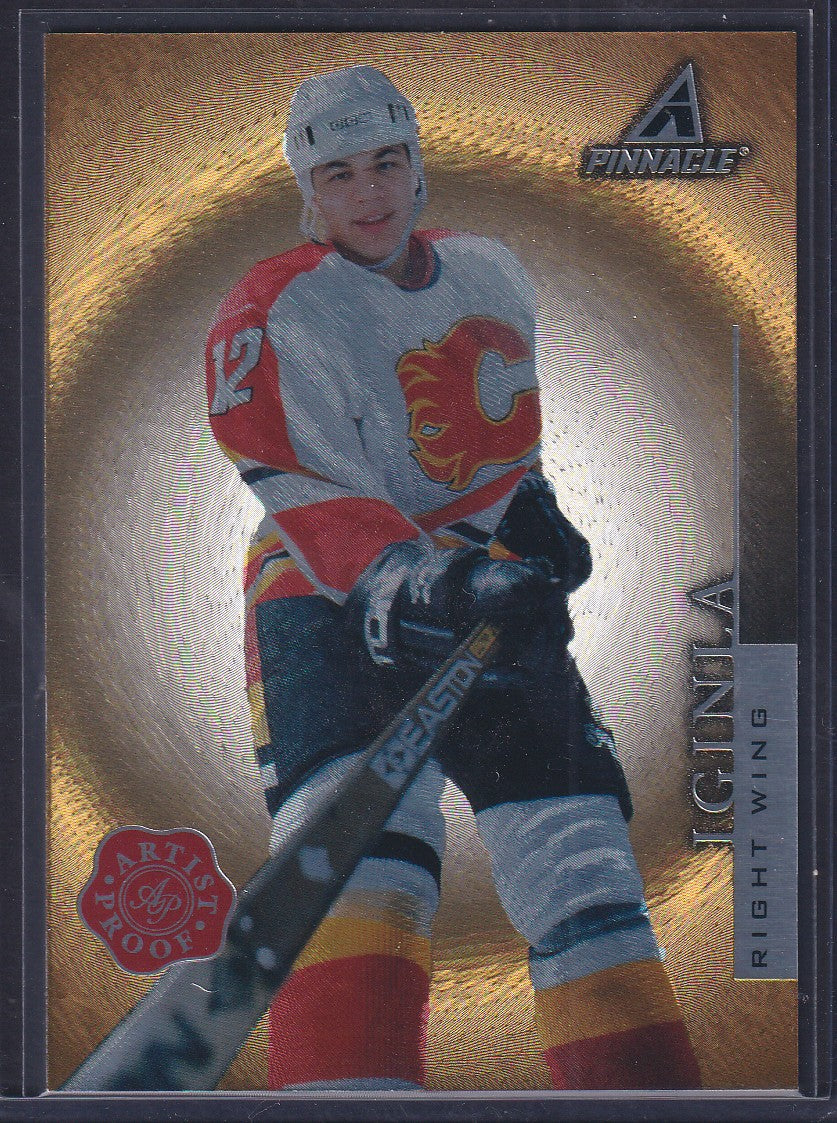 JAROME IGINLA - 1997 Pinnacle Artist PROOF #PP31
