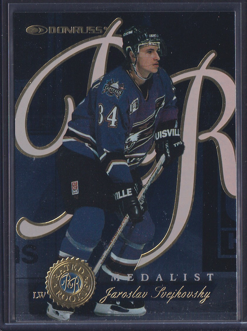 JAROSLAV SVEJKOVSKY - 1997 Donruss Rated Rookie Medalist #9