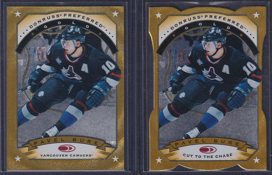 PAVEL BURE - 1997 Donruss Preferred GOLD and Cut to the Chase #25