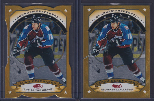 ADAM DEADMARSH - 1997 Donruss Preferred GOLD and Cut to the Chase #53