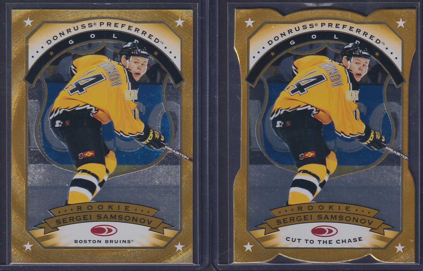 SERGEI SAMSONOV - 1997 Donruss Preferred GOLD and Cut to the Chase #148
