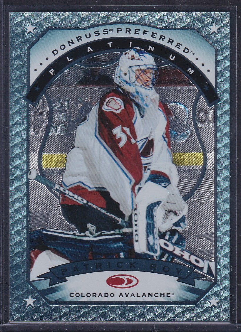 PATRICK ROY - 1997 Donruss Preferred PLATINUM #86