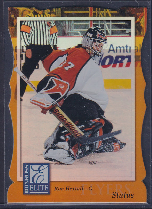 RON HEXTALL - 1997 Donruss Elite Status Die Cut #35, xxx/100