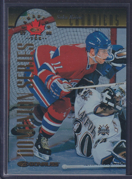 SAKU KOIVU - 1997 Donruss Canadian Ice Dominion Series #19 Unnumbered /150