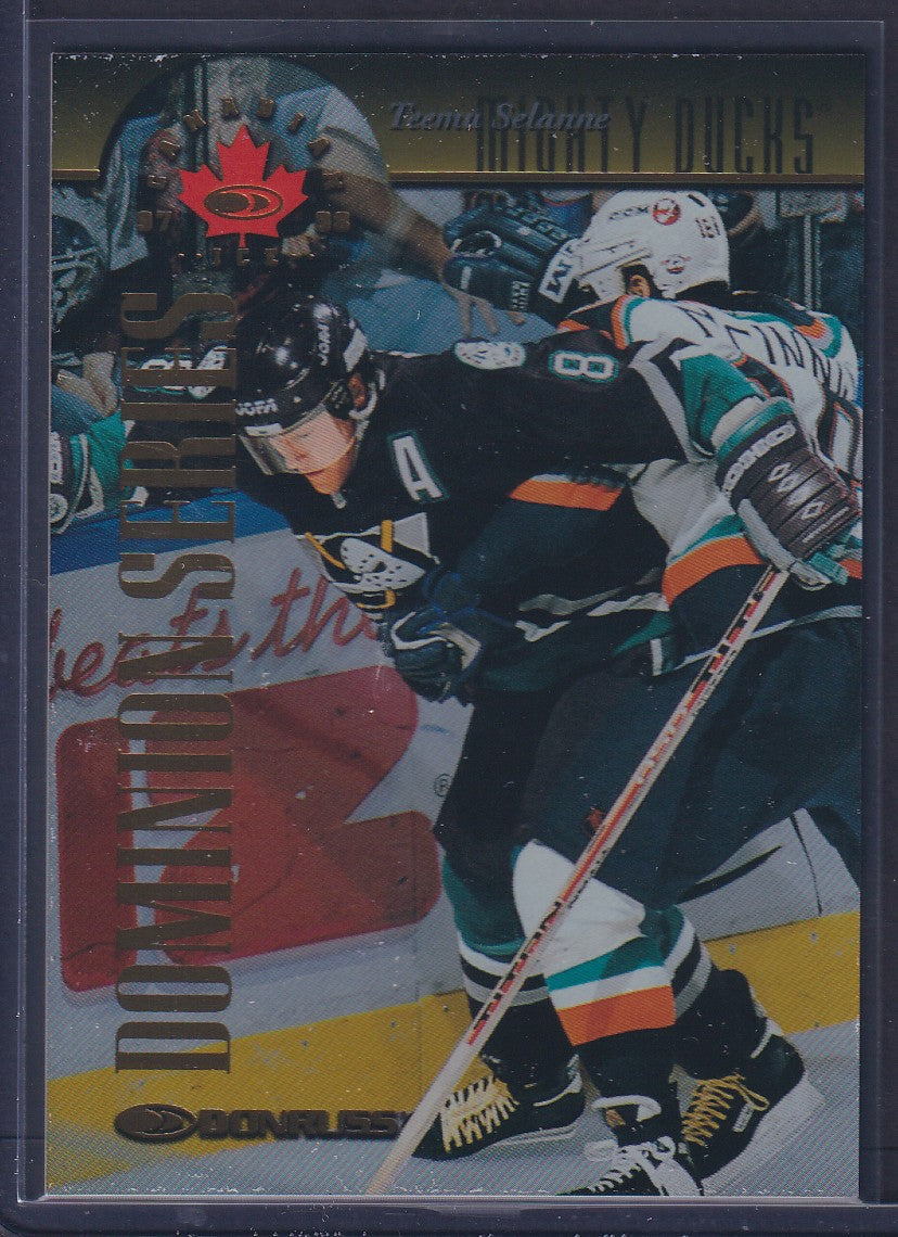 TEEMU SELANNE - 1997 Donruss Canadian Ice Dominion Series #74 Unnumbered /150