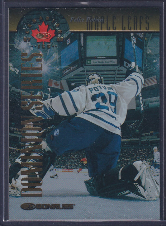 FELIX POTVIN - 1997 Donruss Canadian Ice Dominion Series #56 Unnumbered /150