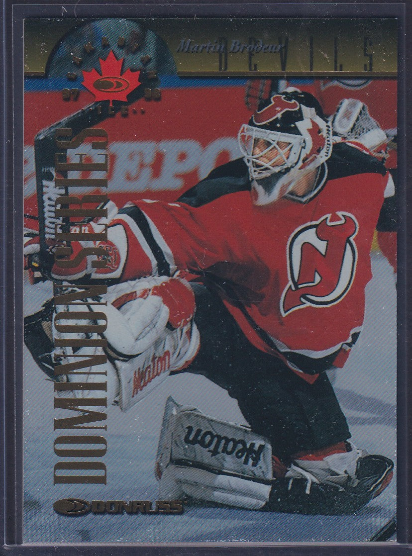 MARTIN BRODEUR - 1997 Donruss Canadian Ice Dominion Series #42 Unnumbered /150