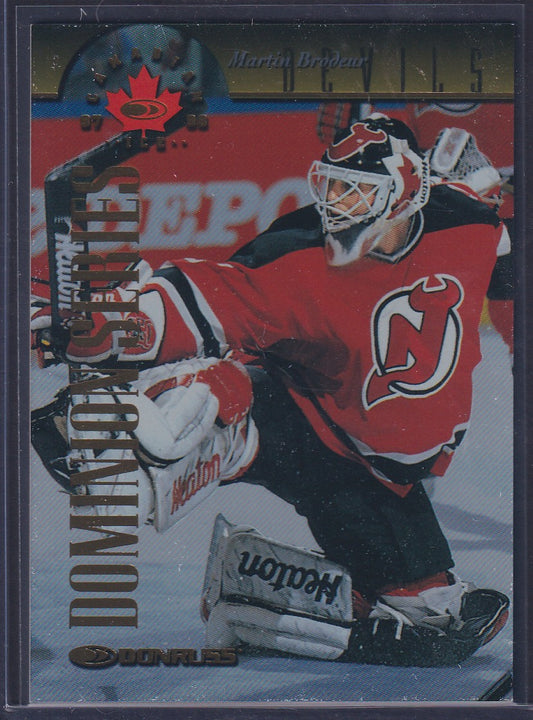 MARTIN BRODEUR - 1997 Donruss Canadian Ice Dominion Series #42 Unnumbered /150