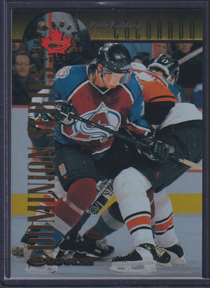 PETER FORSBERG - 1997 Donruss Canadian Ice Dominion Series #6 Unnumbered /150