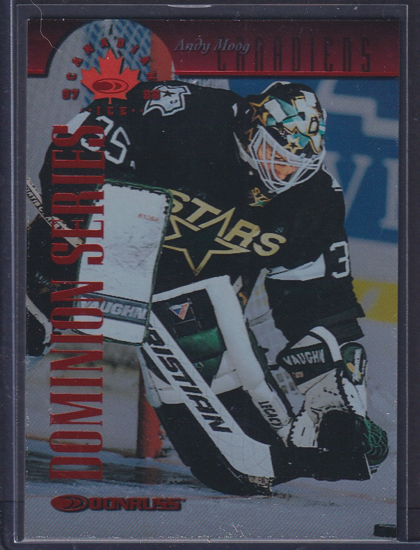 ANDY MOOG - 1997 Donruss Canadian Ice Dominion Series #85 Unnumbered /150