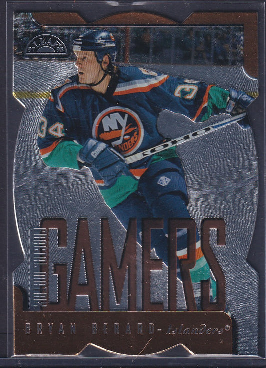 BRYAN BERARD - 1997 Donruss Leaf Fractal Matrix Gamers Die Cut #183, /200