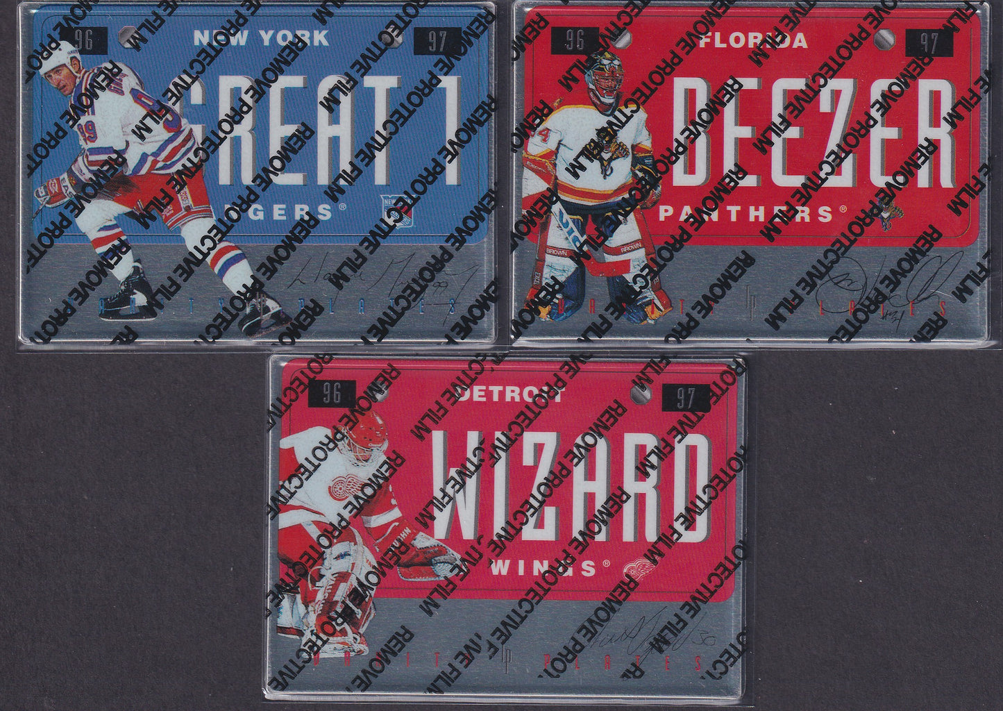 1996 Donruss Vanity Plates Partial Set - Belfour, Potvin, Bure, etc.