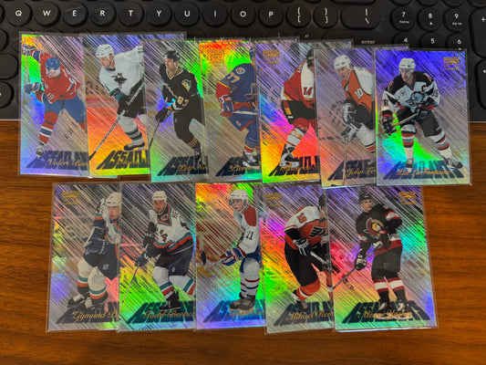 1996 Pinnacle Zenith Assailants Partial Set - Lafontaine, Bure, etc.