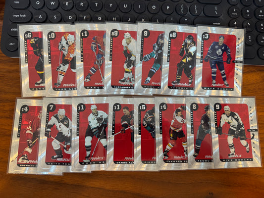 1996 Pinnacle Be a Player Biscuit in the Basket Partial Set - Bure, Modano, etc.