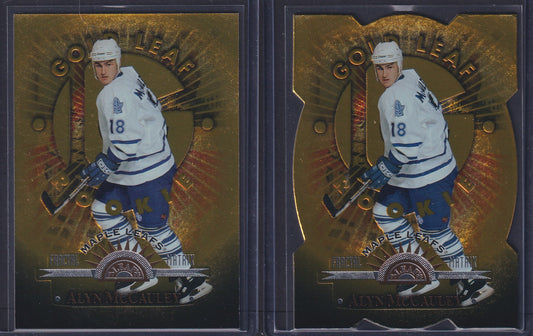 ALYN MCCAULEY - 1997 Donruss Leaf Fractal Matrix & Z-Axis Die Cut #152, /100