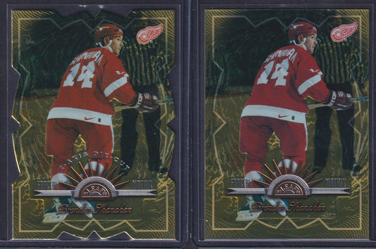 BRENDAN SHANAHAN - 1997 Donruss Leaf Fractal Matrix & Z-Axis Die Cut #12, /100