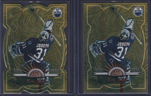 CURTIS JOSEPH - 1997 Donruss Leaf Fractal Matrix & Z-Axis Die Cut #16, /200