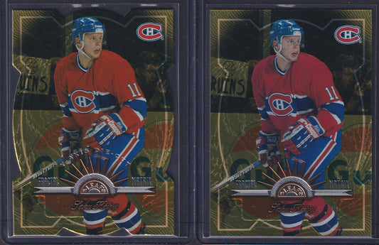 SAKU KOIVU - 1997 Donruss Leaf Fractal Matrix & Z-Axis Die Cut #19, /200