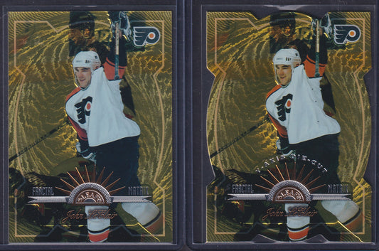 JOHN LECLAIR - 1997 Donruss Leaf Fractal Matrix & Z-Axis Die Cut #100, /200