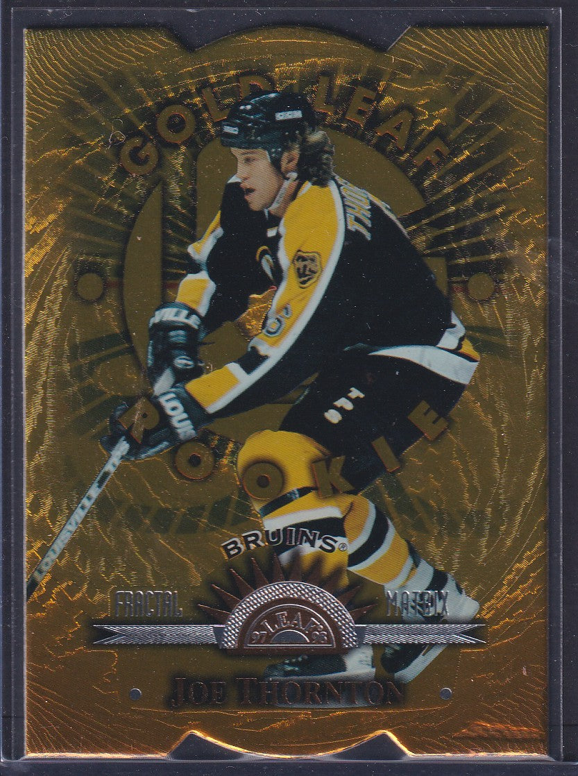 JOE THORNTON - 1997 Donruss Leaf Fractal Matrix Z-Axis Die Cut #150, /400