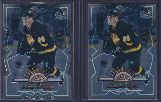 ALEXANDER MOGILNY - 1997 Donruss Leaf Fractal Matrix & Y-Axis Die Cut #25, /100