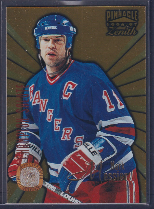 MARK MESSIER - 1996 Pinnacle Zenith Champion Salute REAL DIAMOND #1, SSP