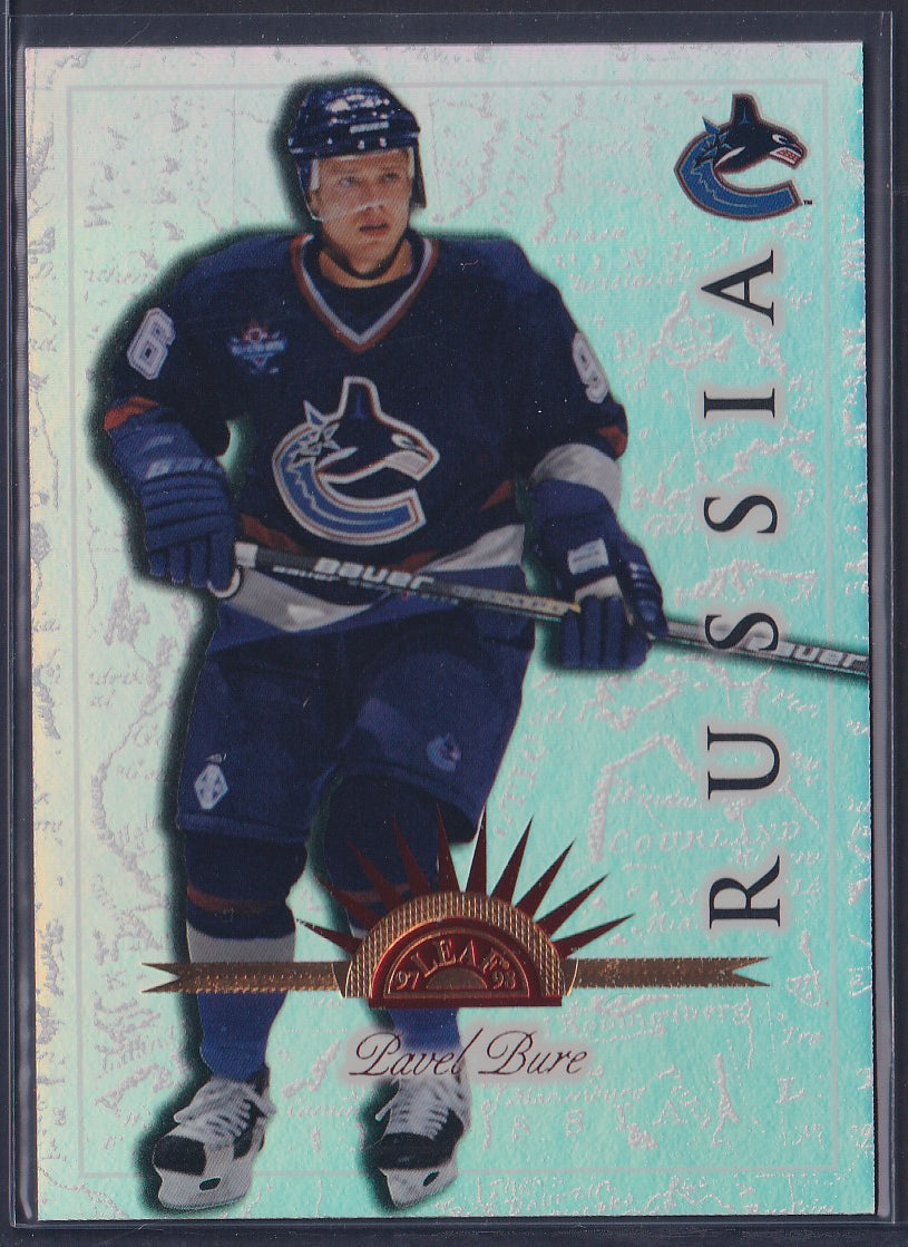 PAVEL BURE - 1997 Donruss Leaf International UNIVERSAL ICE /250 #60