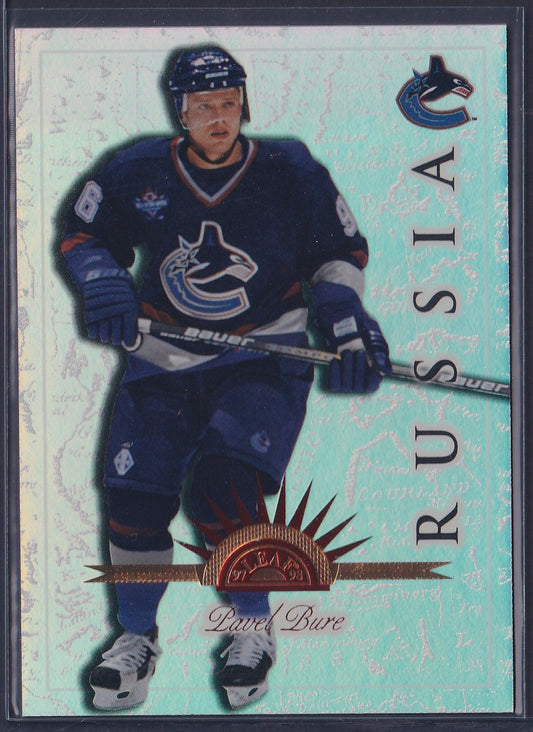 PAVEL BURE - 1997 Donruss Leaf International UNIVERSAL ICE /250 #60