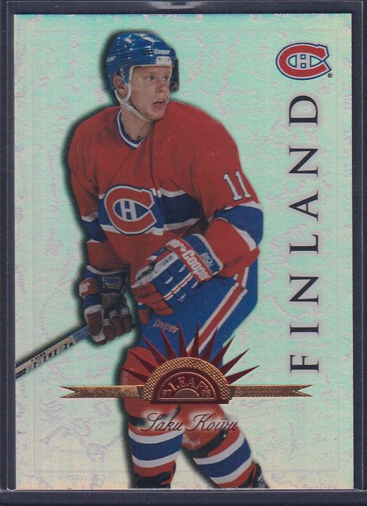 SAKU KOIVU - 1997 Donruss Leaf International UNIVERSAL ICE /250 #19