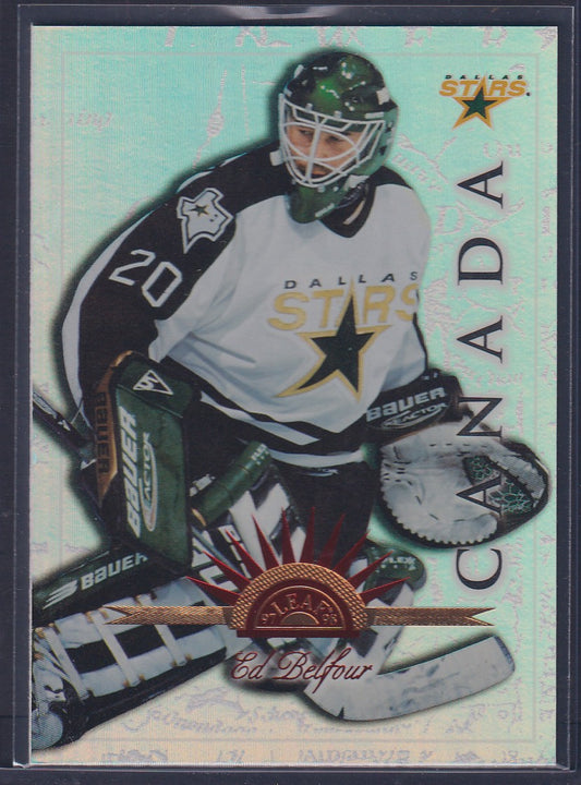 ED BELFOUR - 1997 Donruss Leaf International UNIVERSAL ICE /250 #87