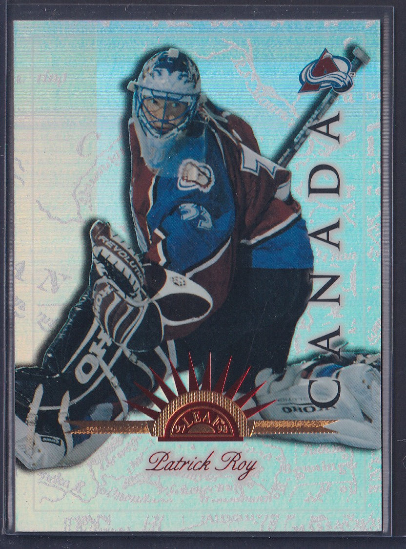 PATRICK ROY - 1997 Donruss Leaf International UNIVERSAL ICE /250 #128