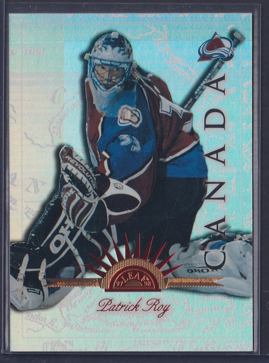 PATRICK ROY - 1997 Donruss Leaf International UNIVERSAL ICE /250 #128