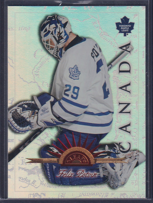 FELIX POTVIN - 1997 Donruss Leaf International UNIVERSAL ICE /250 #24