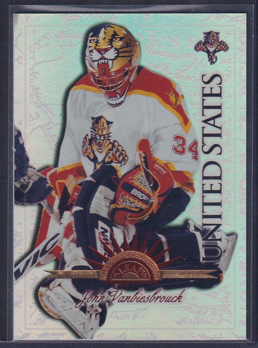 JOHN VANBIESBROUCK - 1997 Donruss Leaf International UNIVERSAL ICE /250 #5