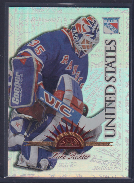 MIKE RICHTER - 1997 Donruss Leaf International UNIVERSAL ICE /250 #70