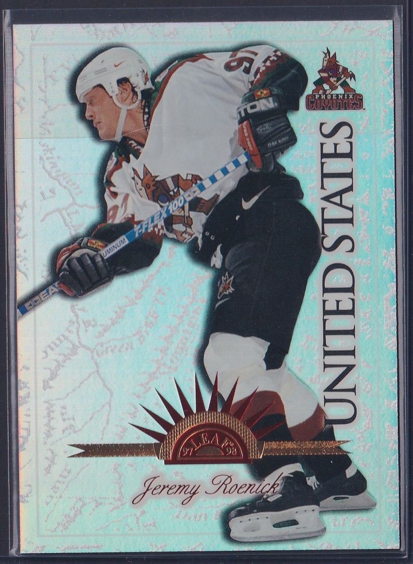 JEREMY ROENICK - 1997 Donruss Leaf International UNIVERSAL ICE /250 #22