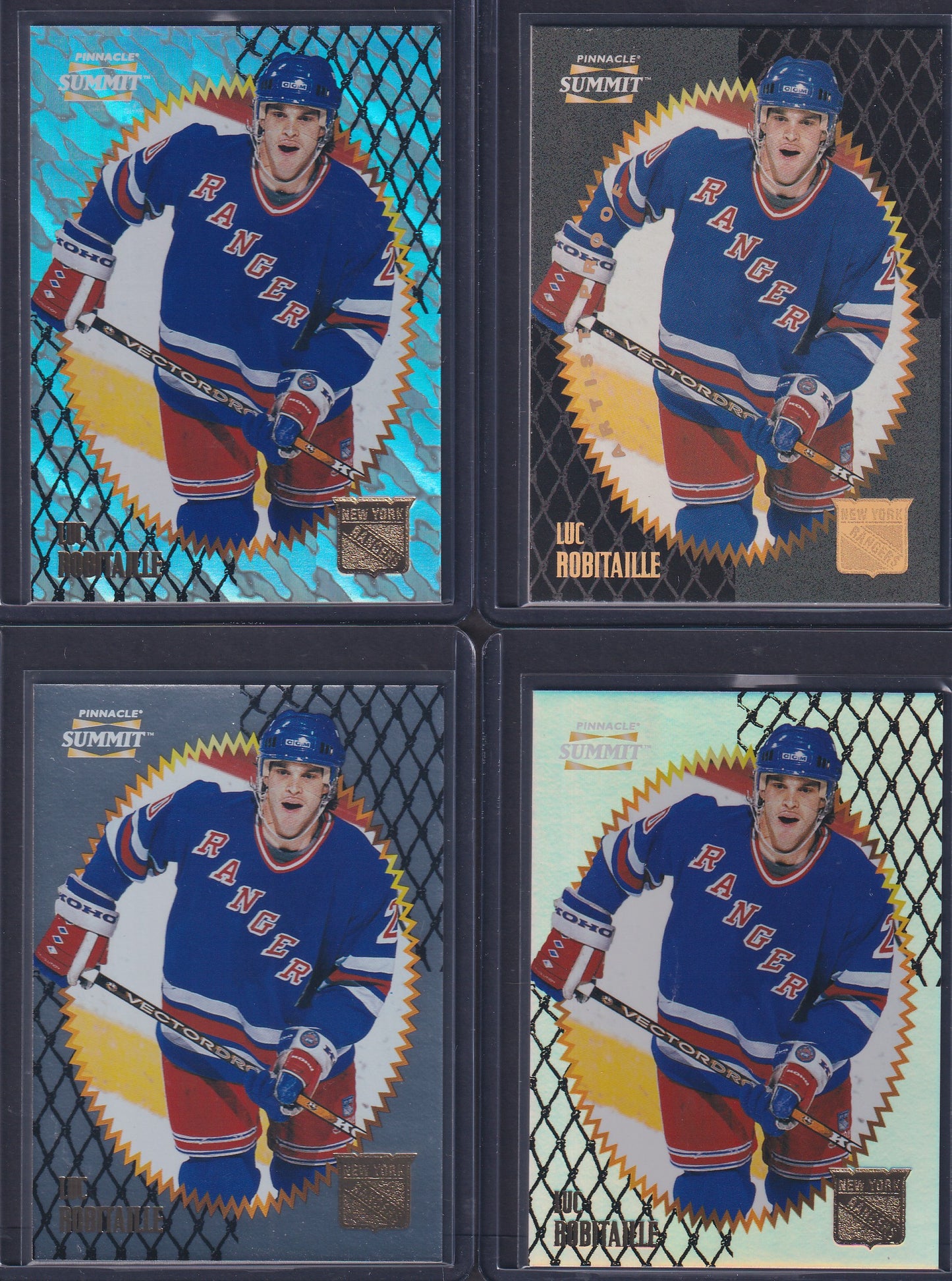 LUC ROBITAILLE - 1996 Pinnacle Summit Metal, Premium Stock, Ice Artist Proof #13