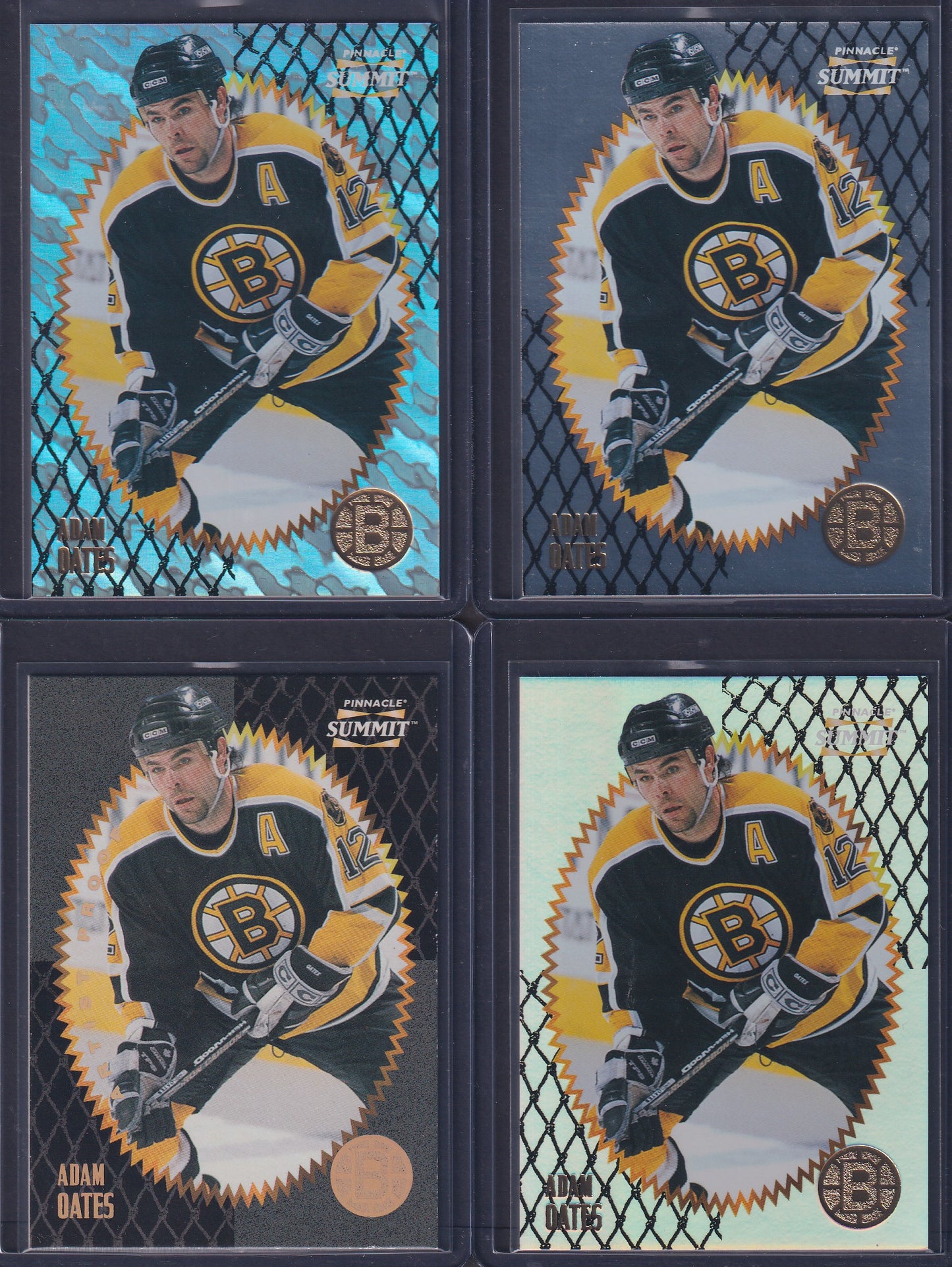 ADAM OATES - 1996 Pinnacle Summit Metal, Premium Stock, Ice, Artist Proof #15